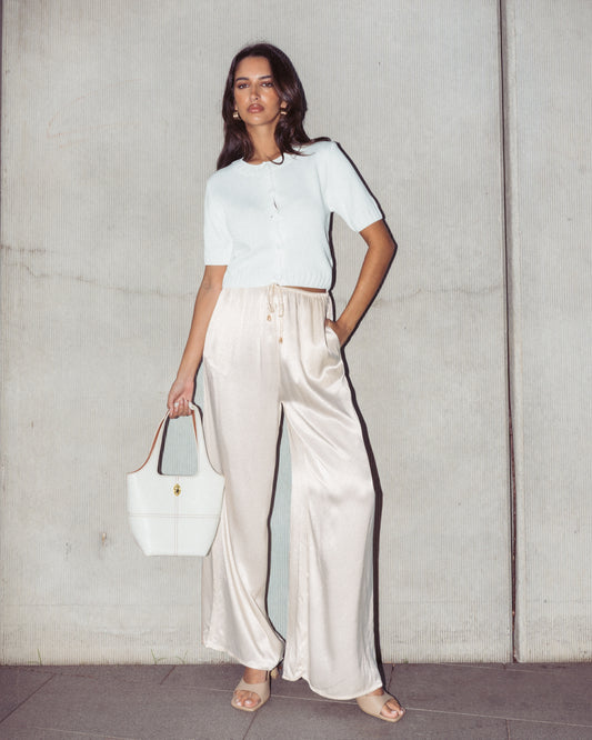 White Closet Cream Pants