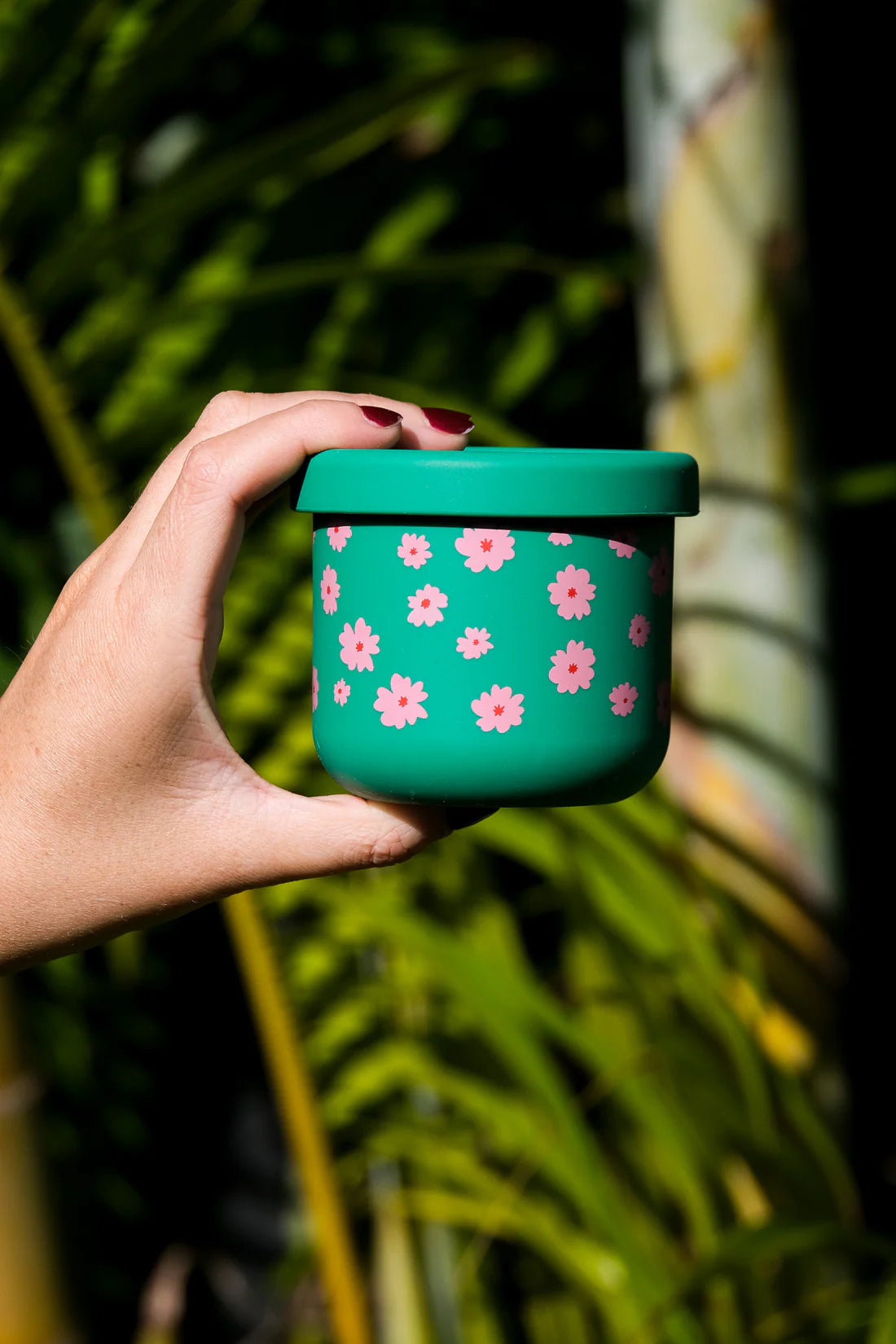 BBcino Reusable Snack Pot - Ditsy (250ml)