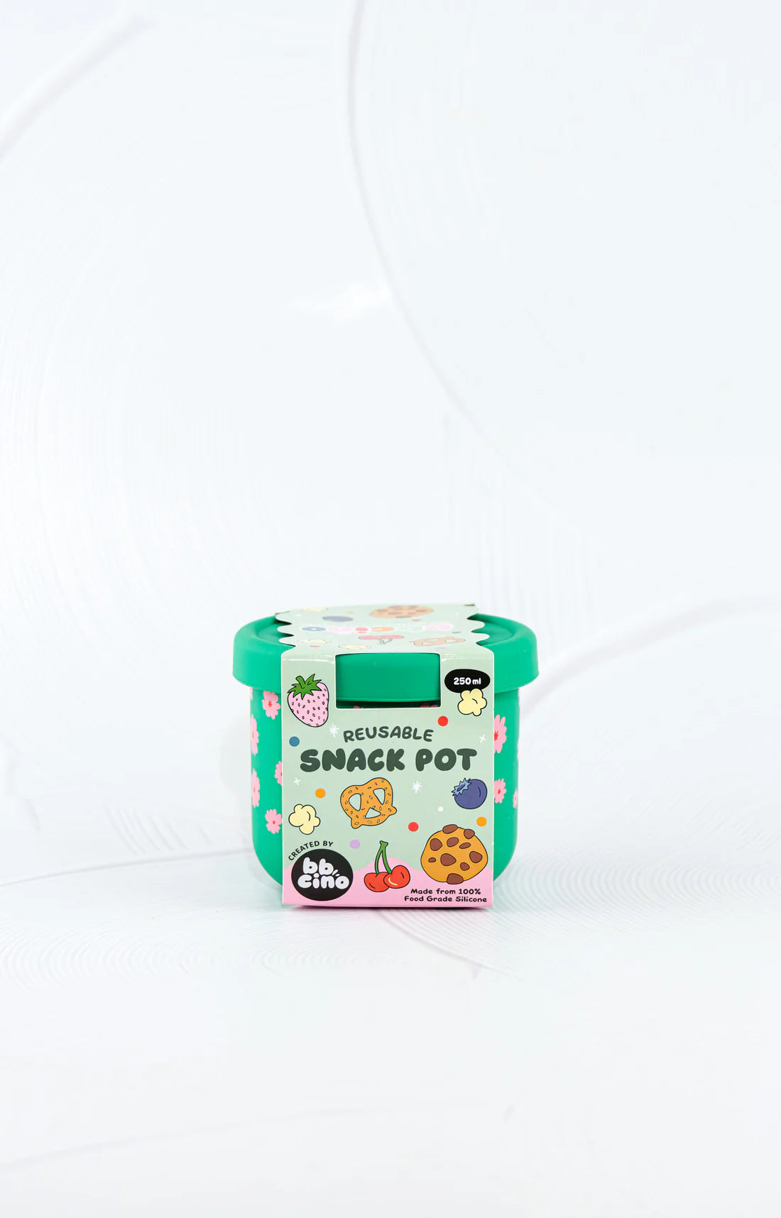 BBcino Reusable Snack Pot - Ditsy (250ml)