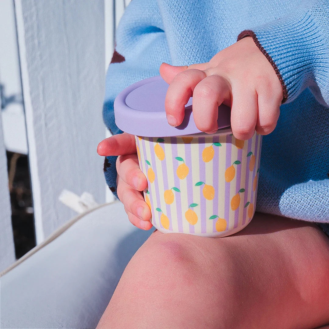 BBcino Reusable Snack Pot - Zesty Bestie (250ml)