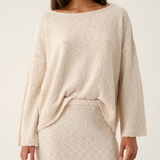 Amira Alana Honey Butter High Low Jumper