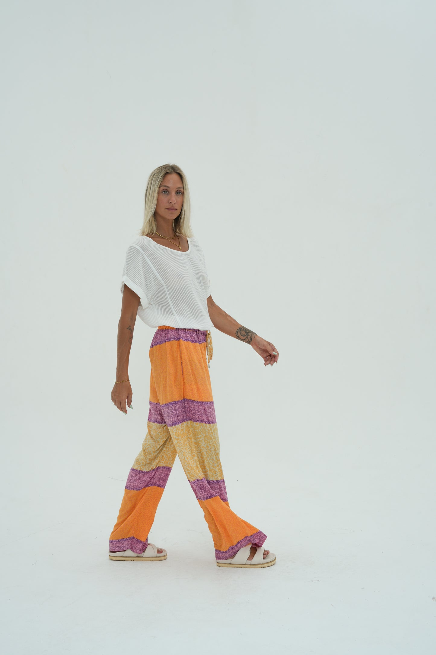 Carbon Lucient Pants Orange and Pink