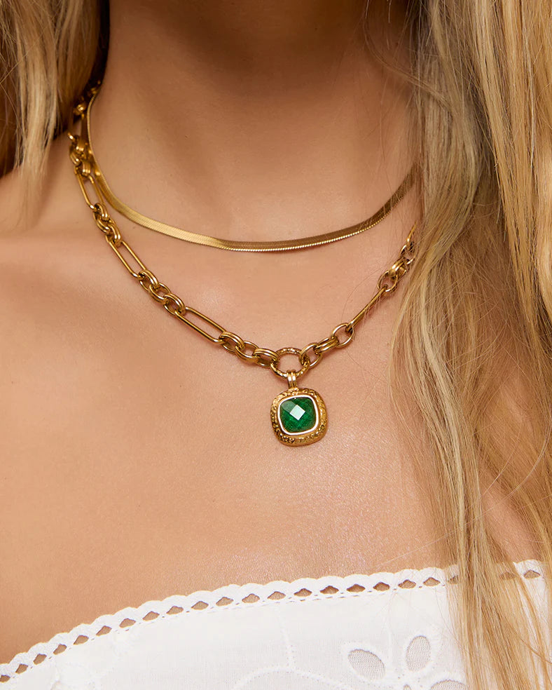 Arms of Eve - Mason Necklace Emerald