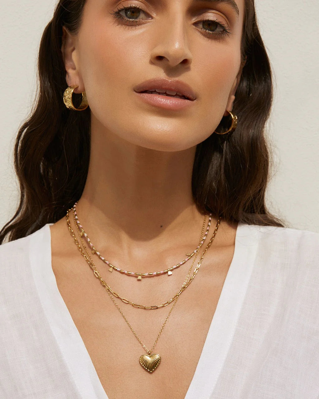 Arms of Eve - Natalia Gold Necklace Peony