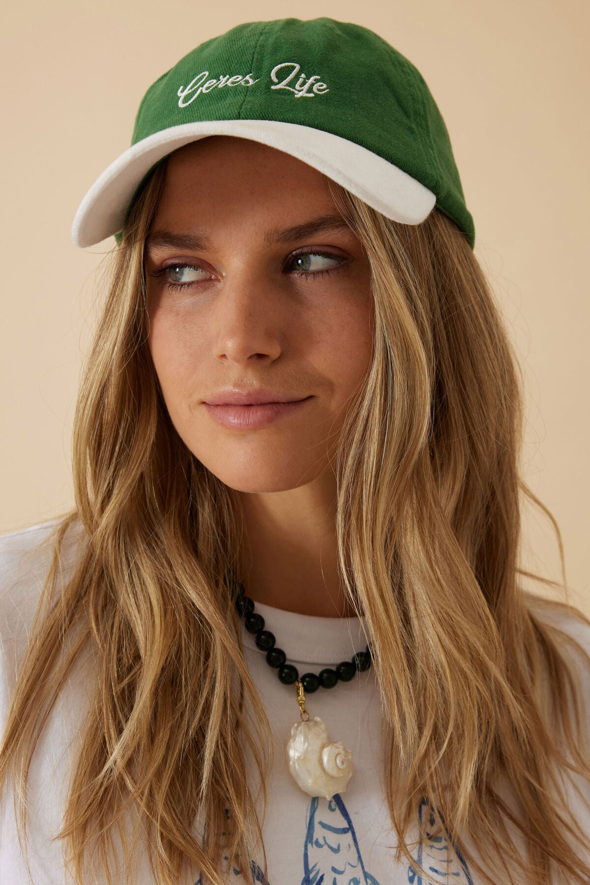 Ceres Life Pip Everyday Cap - Green/White